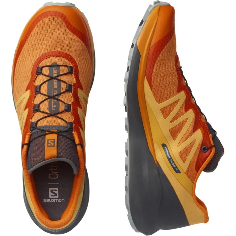 Salomon Sense Ride 4 Men's Trail Running Shoes Orange | CA 4C28